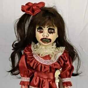 Tim’s B and B Custom Gothic Horror Porcelain Doll – Handmade OOAK Creepy Collect